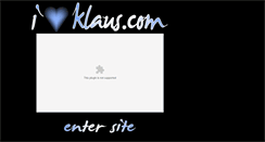 Desktop Screenshot of iheartklaus.com